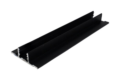 BASE ALUMINIO NEGRA PARA TAPA DE POLICARBONATO