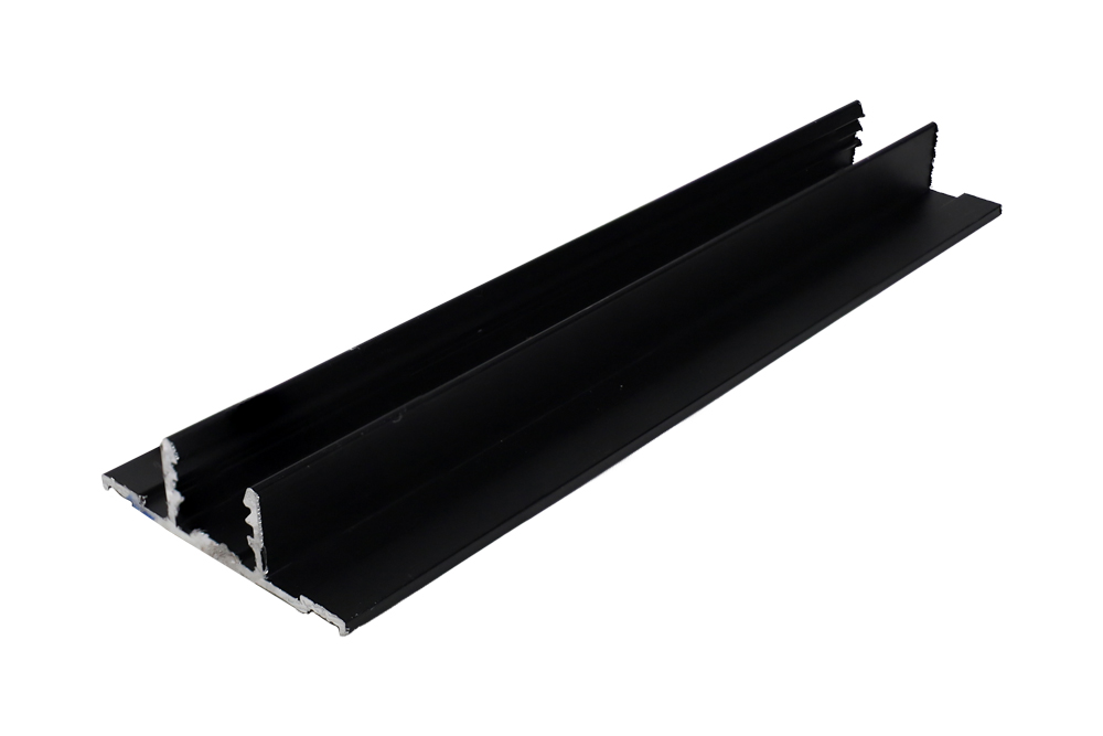 BASE ALUMINIO NEGRA PARA TAPA DE POLICARBONATO