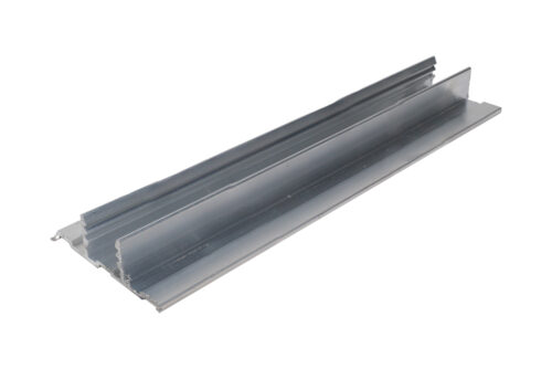 BASE ALUMINIO MILL FINISH PARA TAPA DE POLICARBONATO