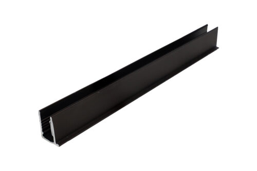 PERFIL TIPO U TERMINAL LAMINA 8MM BRONCE
